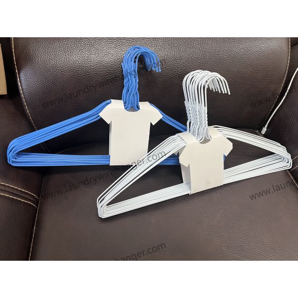 Indoor / Outdoor Metallic Wire Clothes Hangers Durable And Long-Lasting Performance