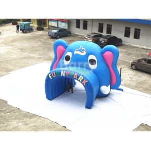 Ворота свода входа атлетического слона события голубого раздувные 6 месяцев гарантии