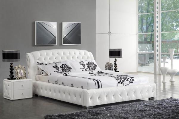 Royal White Firm Spring Mattress / Home Furniture Luxury Memory Foam Mattress