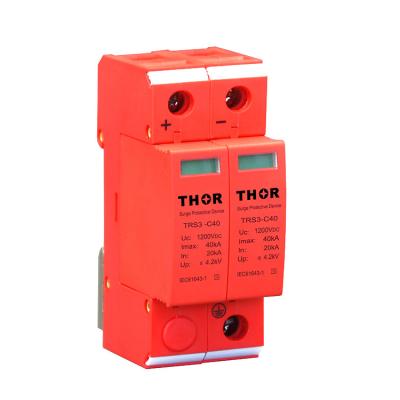 Solar surge protector device 1200v dc lightning arrester spd solar