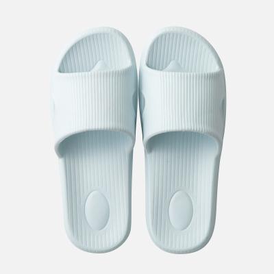 Summer PU / PVC Open Toe Flat Slippers Quick Drying Bathroom Shower Shoes