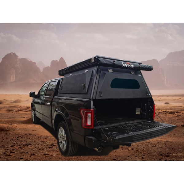One Bedroom Aluminum Pop-Up Camper for Truck Four-Season Tent