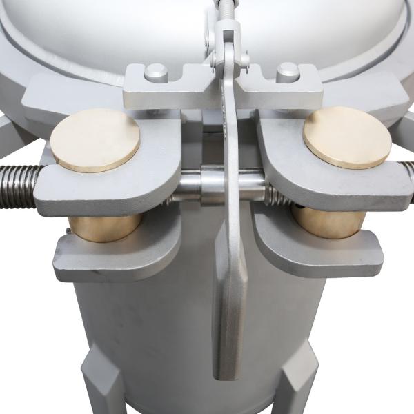304 316 Stainless Steel Fast Open Bag Filter Housing for Mining Water Treatment Petrochemical Plant Cold Water Circulation