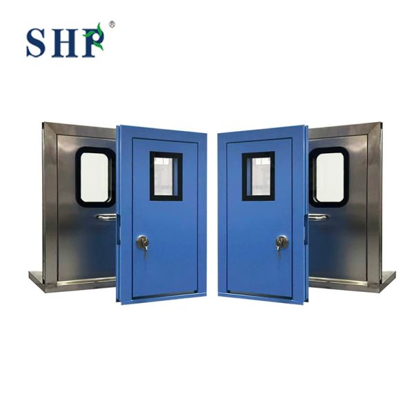 Modern Design Cleanroom Sandwich Panel Door with Interlocking System and Chinese Top Hardware