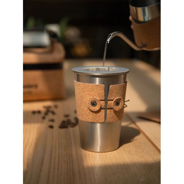 Coffee Set Outdoor Camping Lightweight Hanging Ear Stainless Steel Coffee Mug Hand Brewer