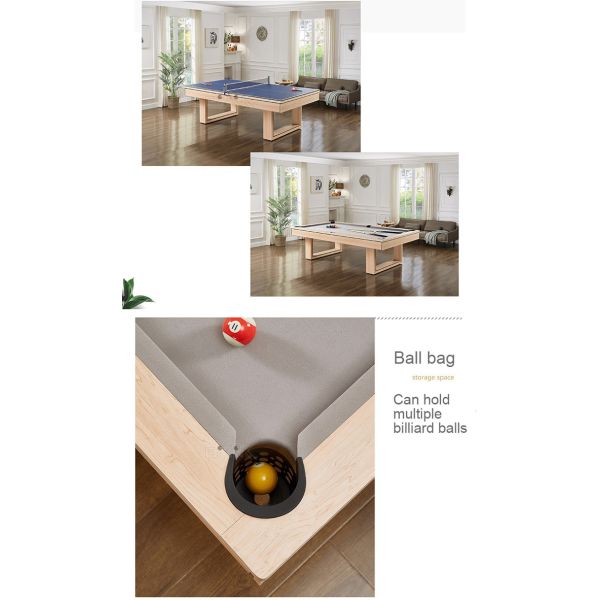 8 Foot Home Billiards Table Wood Tennis Tables Game