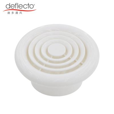 High Security Plastic Exhaust Vent Circular Ceiling Wall Air Outlet 4'' 100mm