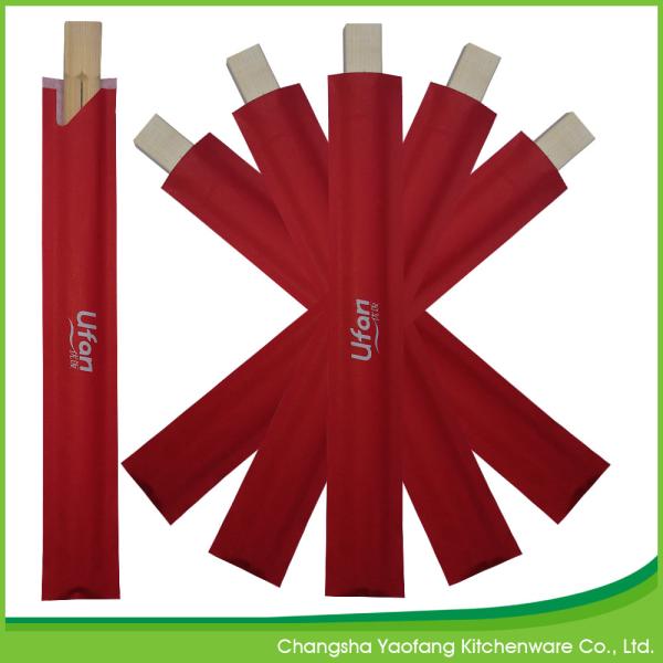 Double Tube Customized Bamboo Disposable Chopsticks 21cm For All Age