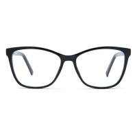 Eyewear de obstrução leve azul das mulheres do quadro ótico do quadrado do polígono TR90