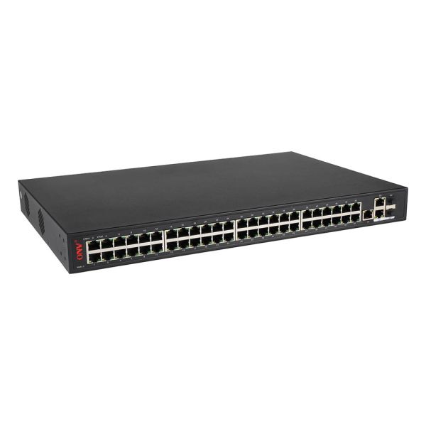 48 PoE Ports 30W Per Port 600W Total Power Gigabit Uplink PoE Fiber Switch