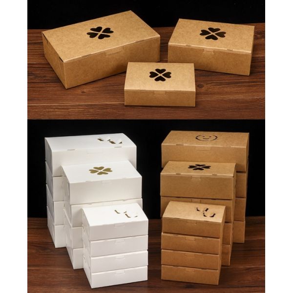 Бумага природы 300g Kraft ECO принимает вне пищевые контейнеры HACCP EN13432