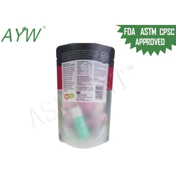 Ресеалабле упаковка еды молнии кладет пластмассу в мешки прокатанную с подгонянными цветом/логотипом