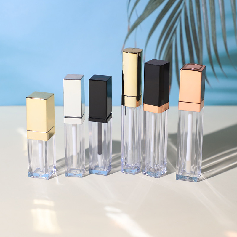 Контейнеры лоска губы 10ml крышки PETG диска SGS пустые с щеткой