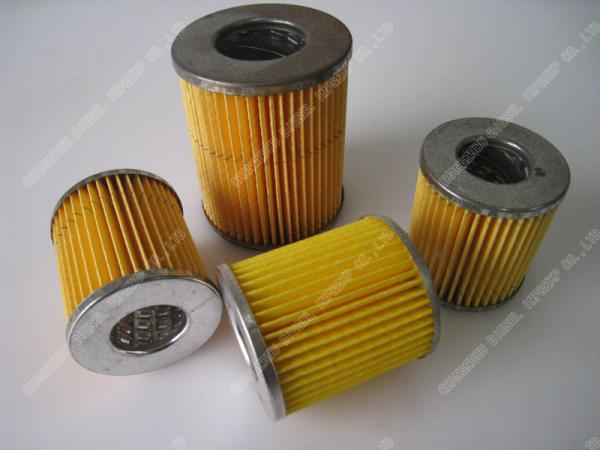 S195 Fuel Filter Element Single Cylinder Diesel Engine Spare Parts  Yellow Color 100pcs Per Carton