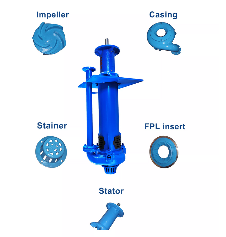 200sv-Sp Vertical Slurry Pump , Cnsme Heavy Duty Sludge Pump