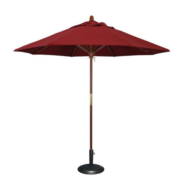 Outdoor Leisure Waterproof Polyester Sunshade Garden Parasol for Adults' All Season