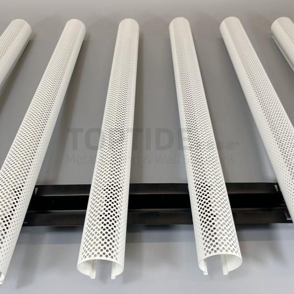 Building Outdoor Metal Suspended Facade Acoustic Panel Perforated Aluminum Ceiling Tiles