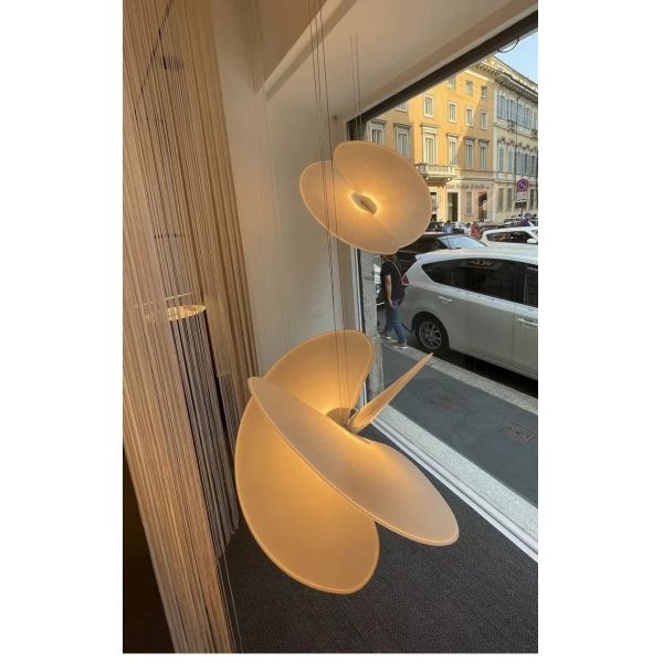 Silk Fabric Chandelier Eye Protection LED Levante Pendant（WH-AP-607）