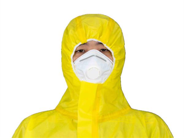 Tipo 3 da segurança química descartável da combinação do PE dos PP vestuário de proteção total do CE do terno
