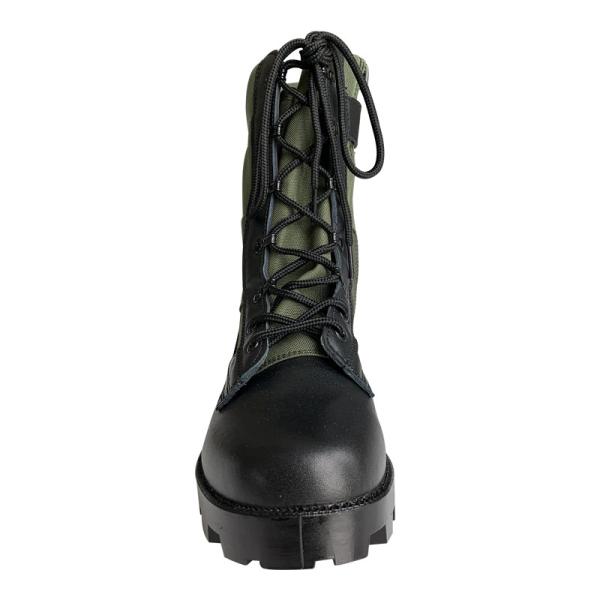 Botas Verdes Oxford Homens Botas de Treinamento Impermeáveis Feitas de Tecido Oxford e Couro Original