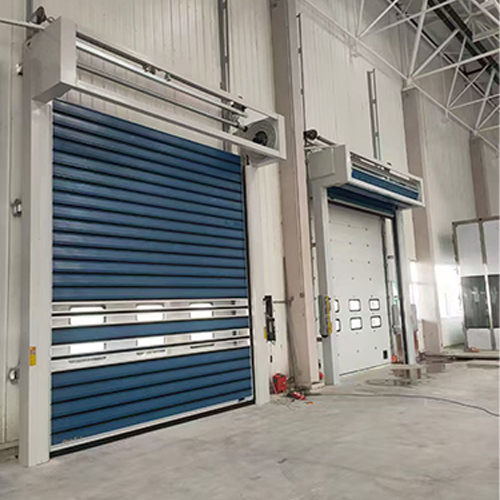 0.6-1.5m/S Spiral High Speed Door Aluminum Alloy For Machining Workshops