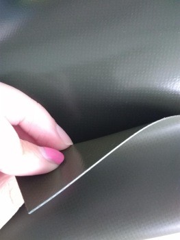 Gray Water Proof PVC Heavy Duty Tarpaulin Roll 1300 * 1300 For Coverings / Tent