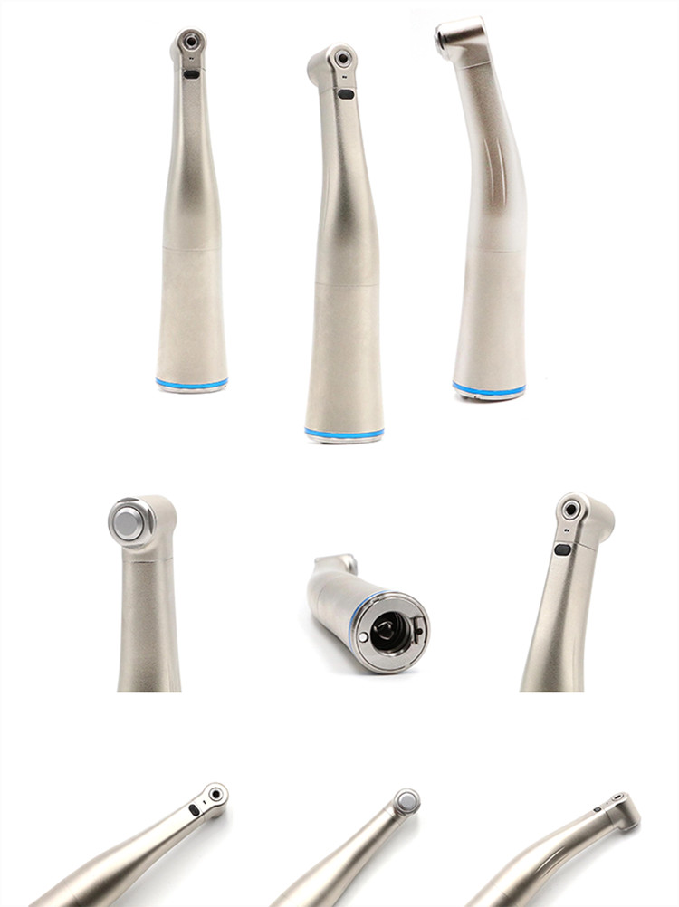 Низкоскоростное голубое кольцо соединяет зубоврачебное Handpiece с кнопкой СИД