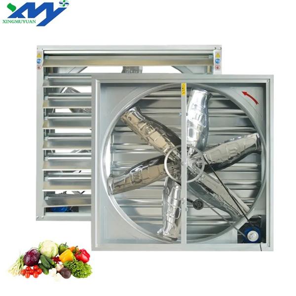 Source Factory 36 Inch Big air Volume Powerful Centrifugal Exhaust Fan 430 Blade with Copper Motor for Husbandry Houses 300mm