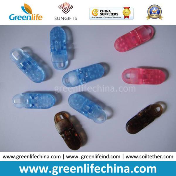 High Quality Colored Fashionable Alligator Plastic Badge Clip Fasteners