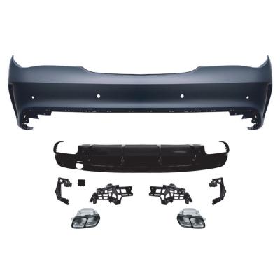 Rear Bumper Car Enclosure Set for Mercedes-Benz W117 CLA 2014-2019 Other Body Parts