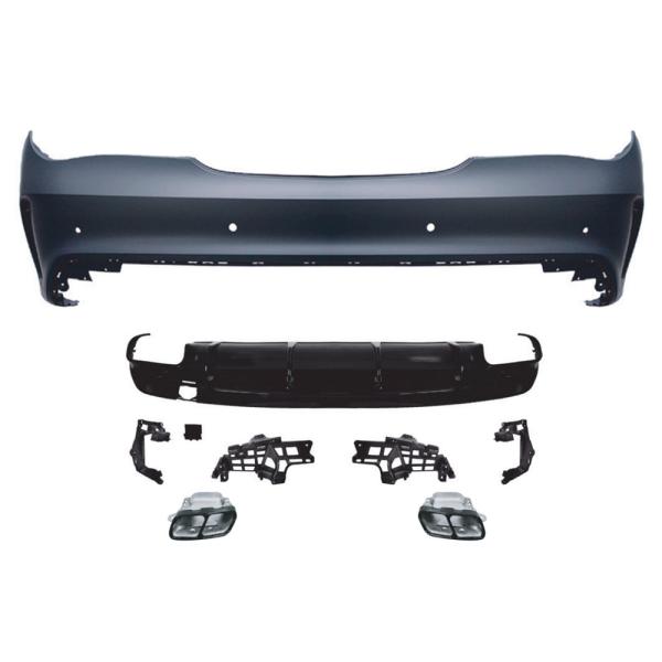 Rear Bumper Car Enclosure Set for Mercedes-Benz W117 CLA 2014-2019 Other Body Parts