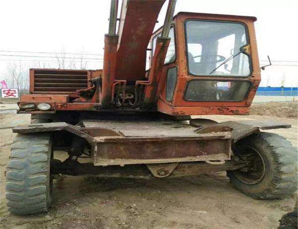 Used hitachi mini wheel excavator hitachi WH04 / secondhand hitachi wheel excavator for sale Model: WH04