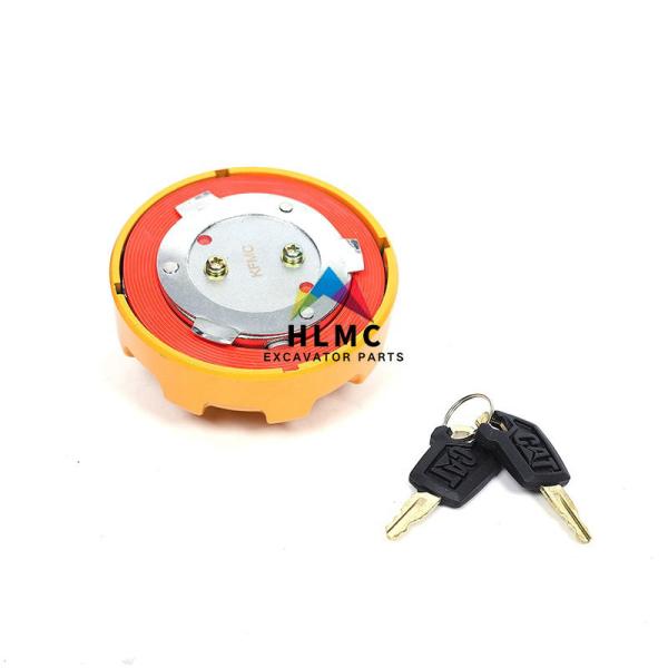 E200B Fuel Tank Lock Cover Fuel Tank Cap With Keys  Excavator