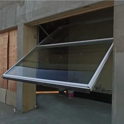 Counterweight Balancing System Glaze Glazed Glass Doors Constructed Tilt Over