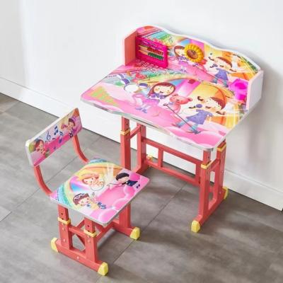 Steel Children'S Study Table And Chair With Drawer Led 3 Year Old 37.48lbs