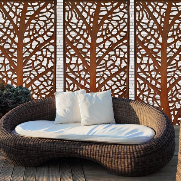 OEM ODM выветривания стальной экран сада металлический разделитель комнаты