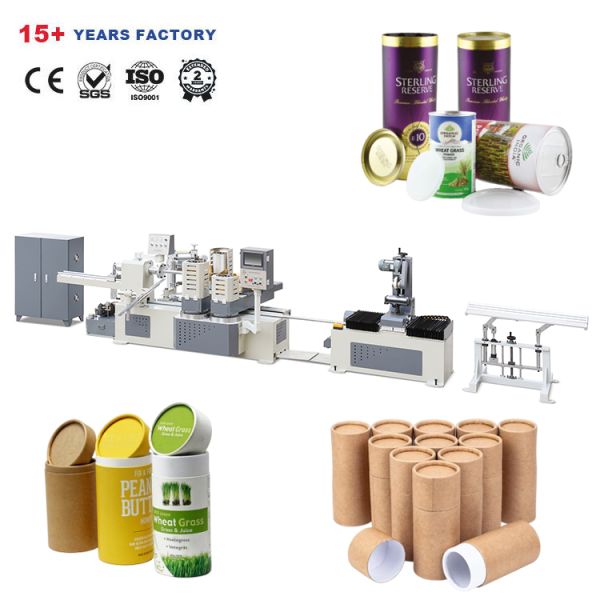 Factory Direct High Efficiency Paper Can Production Line POE Composite Cans for Christmas Gift Packaging