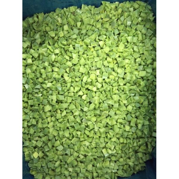 FDA IQF Frozen Vegetables Sweet Green Pepper Diced Bell Pepper Cubes