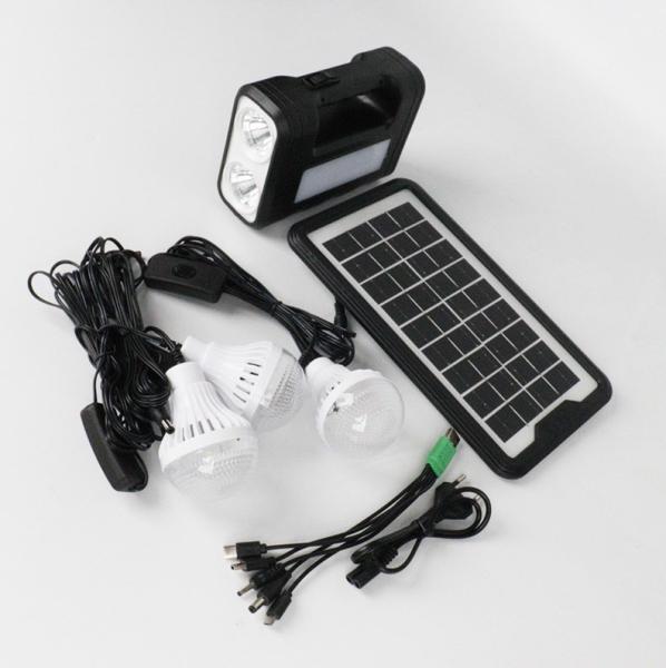 ABS Material Solar Led Lighting Kit Portable Solar Indoor Lighting System 4V