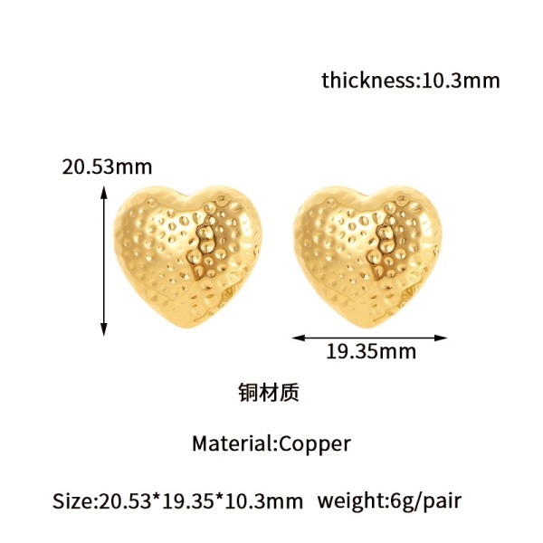 Popular Geometry U-shaped 18K Gold Earrings Water Drop Studs Irregular Hollow Women Earring Wholesale