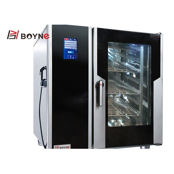 Профессиональная печь электрическое 380v Combi 6 подносов с экраном касания может пекущ и испаряющся