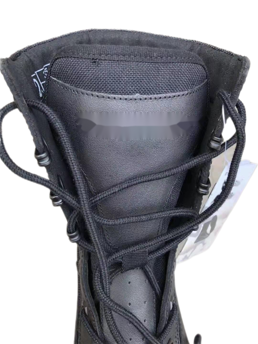 Heat Resistant Military Leather Boots Rubber Outsole Quick Rebound High Elasticity