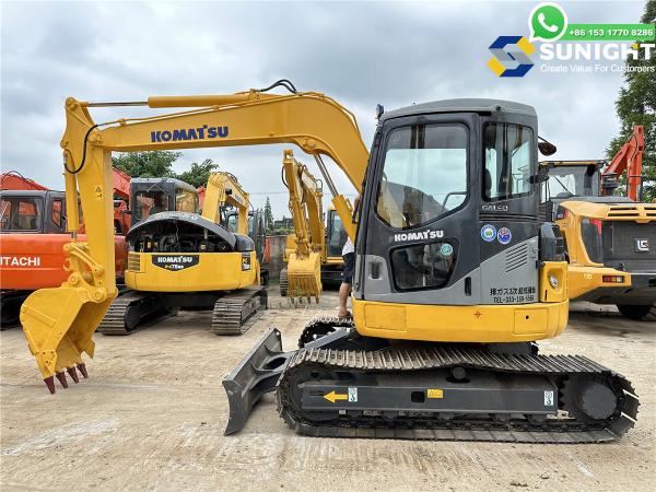 Excavateur Komatsu PC78US d'origine mini utilisée de haute performance 7 tonnes 8 tonnes Mini modèle de pompe à noyau Japon Excavateurs Komatsu PC78 d'occasion