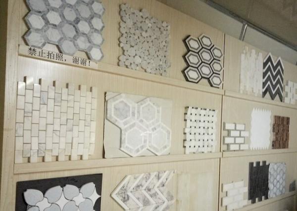 Telha de mosaico de mármore de superfície lustrada tamanho de 305mm * de 305mm * de 10mm/Customed
