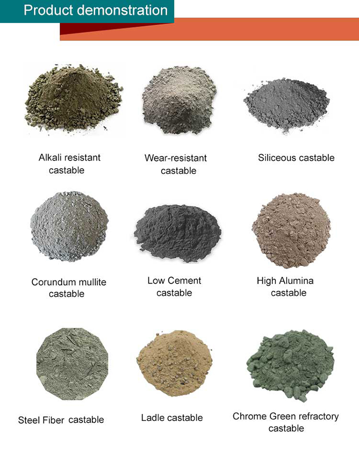 Lightweight Insulating Castable 800 - 1700°C Low Thermal Conductivity