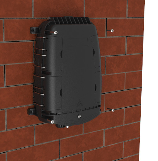 GFS-16QX-1 Pre-connectorized Fiber Distribution Box  IP68 378*255*116mm 96cores max16 pre-connected adapter aerial-mount