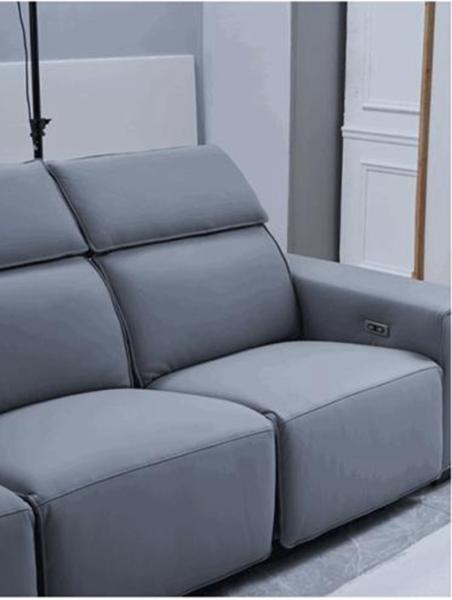 BN Italian Living Room Smart Sofa Function Modern Left And Right Corner Napa Leather Electric Functional Recliner Sofa