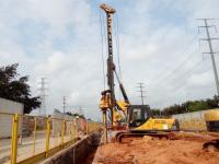 Motorista de pilha Equipment/Rig Machine de empilhamento pequeno para o diâmetro máximo subterrâneo da perfuração da construção KR80A 1000 milímetros