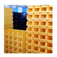 Envases de plástico azul para almacenamiento pesado