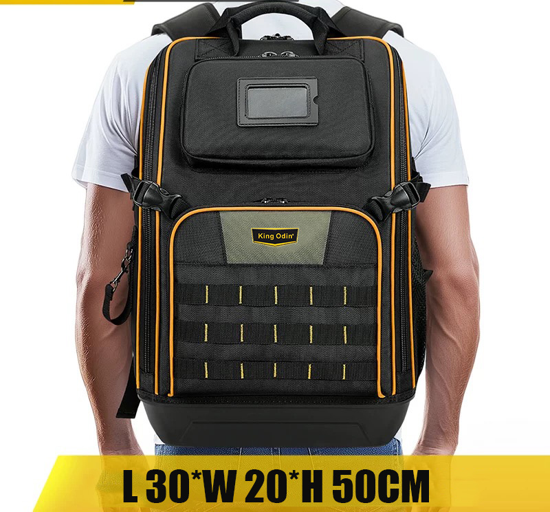 New Heavy-Duty Electrician Backpack Large Capacity Tool Backpack for Home Repair